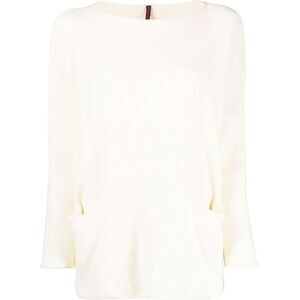 DANIELA GREGIS Textured Knit Sweater Women WHITE Sweaters & Knitwear